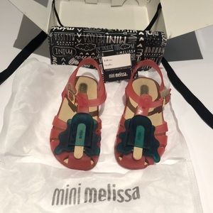 Mini Melissa popsicle shoes